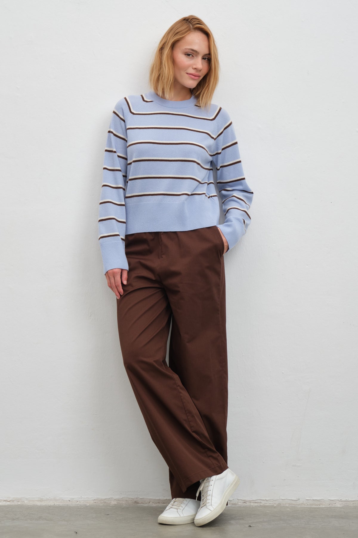 Pull-On Cotton Gabardin Pantolon