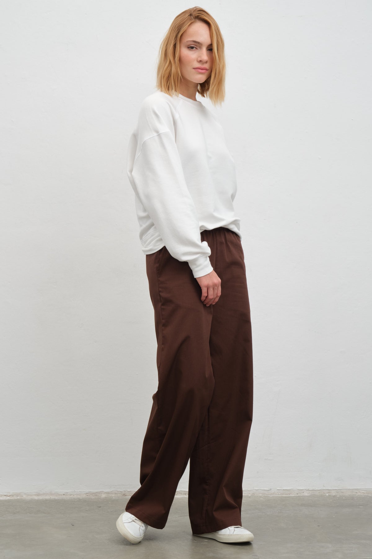 Pull-On Cotton Gabardin Pantolon