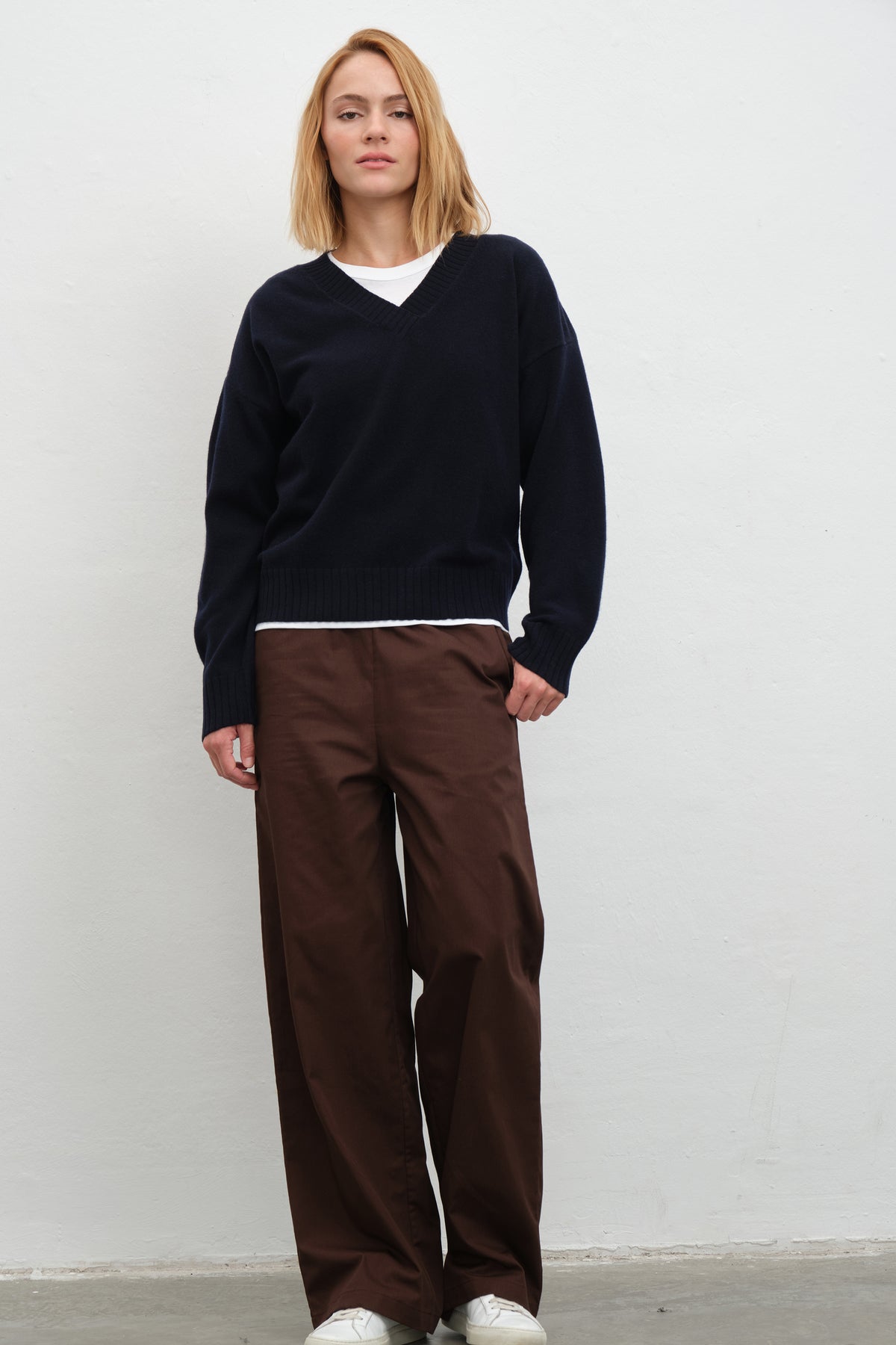 Pull-On Cotton Gabardin Pantolon
