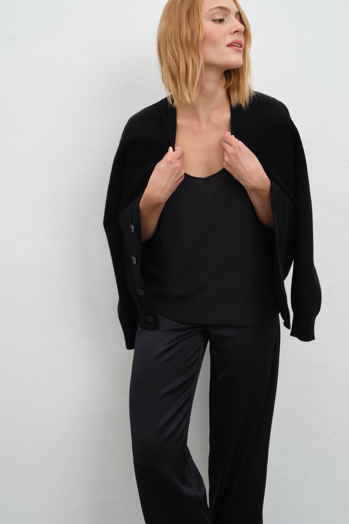 Unisex Cashmere Merino Hırka