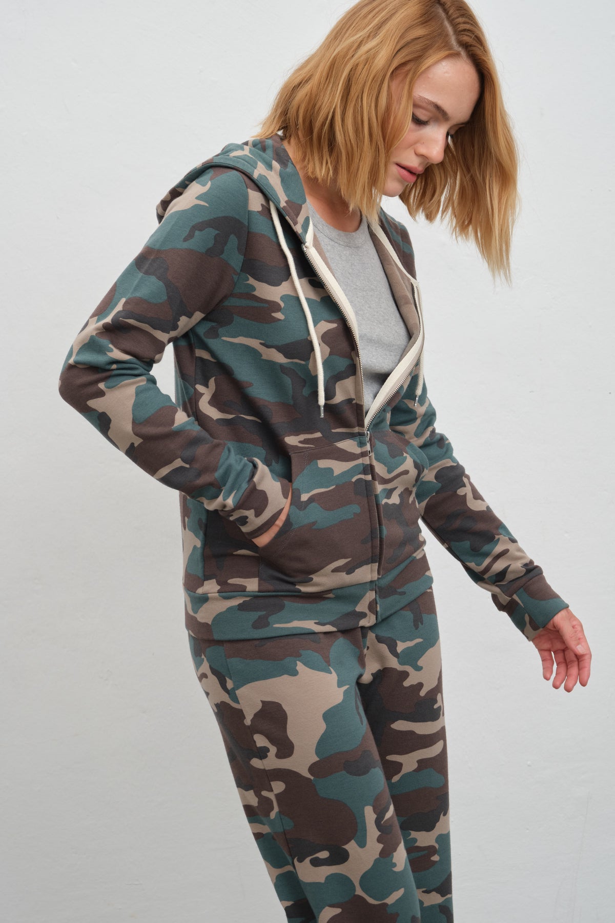 SuperSoft Modal Fleece Fermuarlı Unisex Hoodie