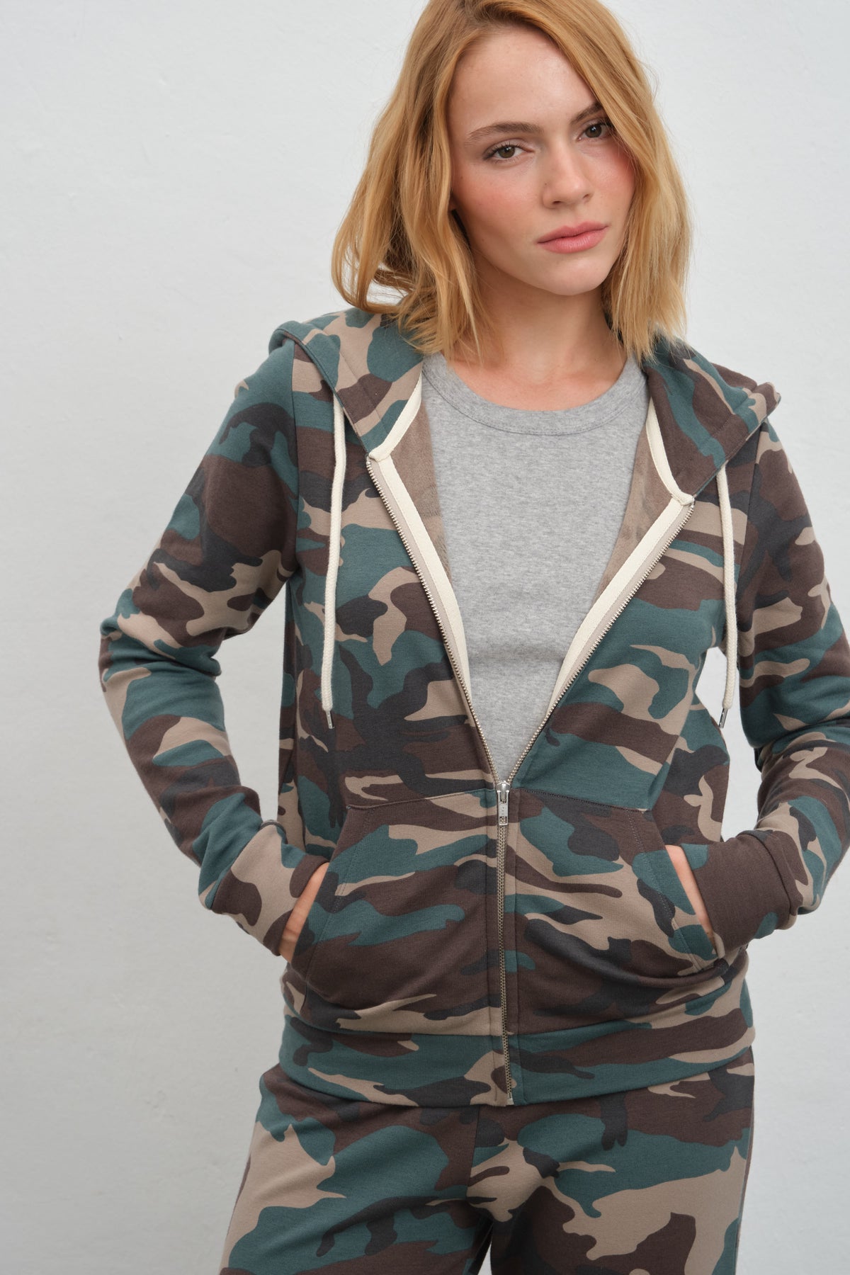 SuperSoft Modal Fleece Fermuarlı Unisex Hoodie