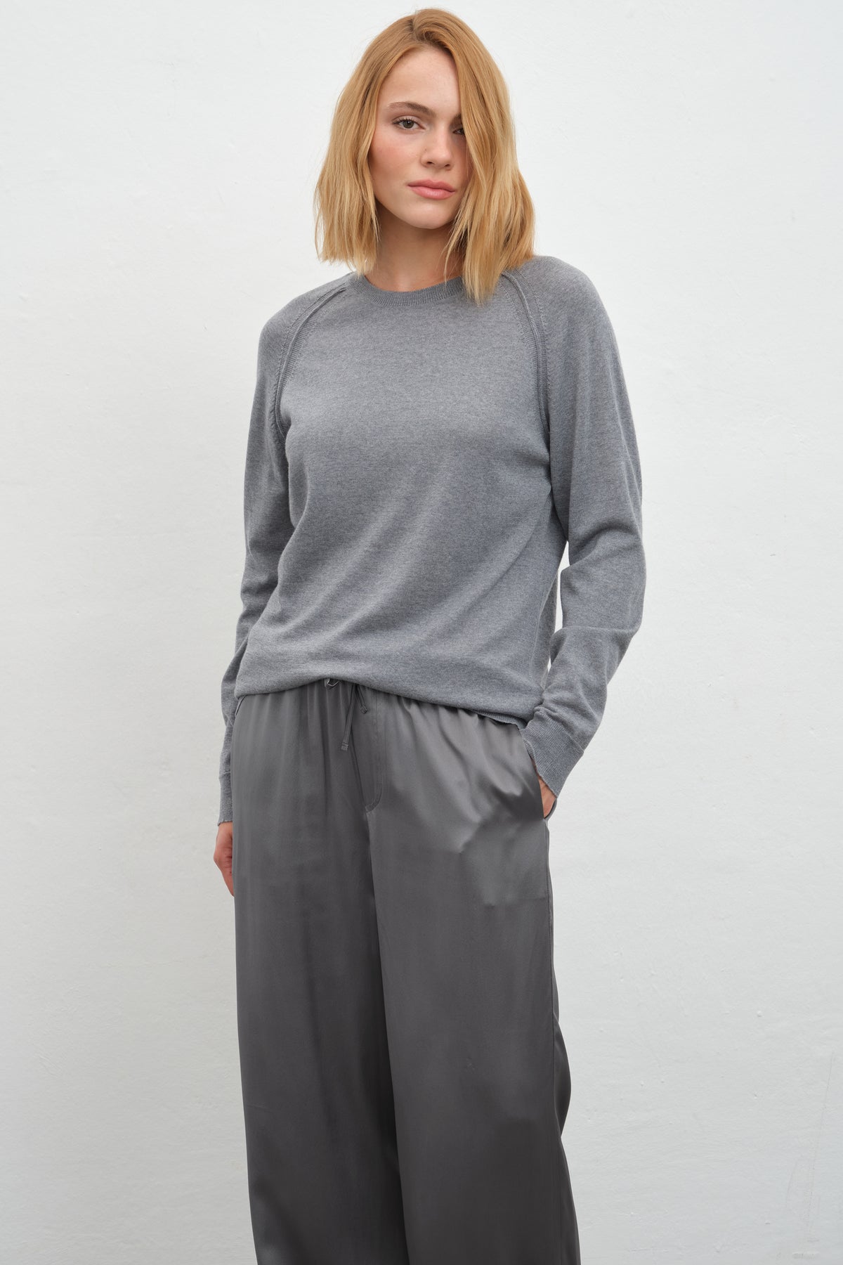 Reglan Kollu Lightweight Cashmere Merino Unisex Triko