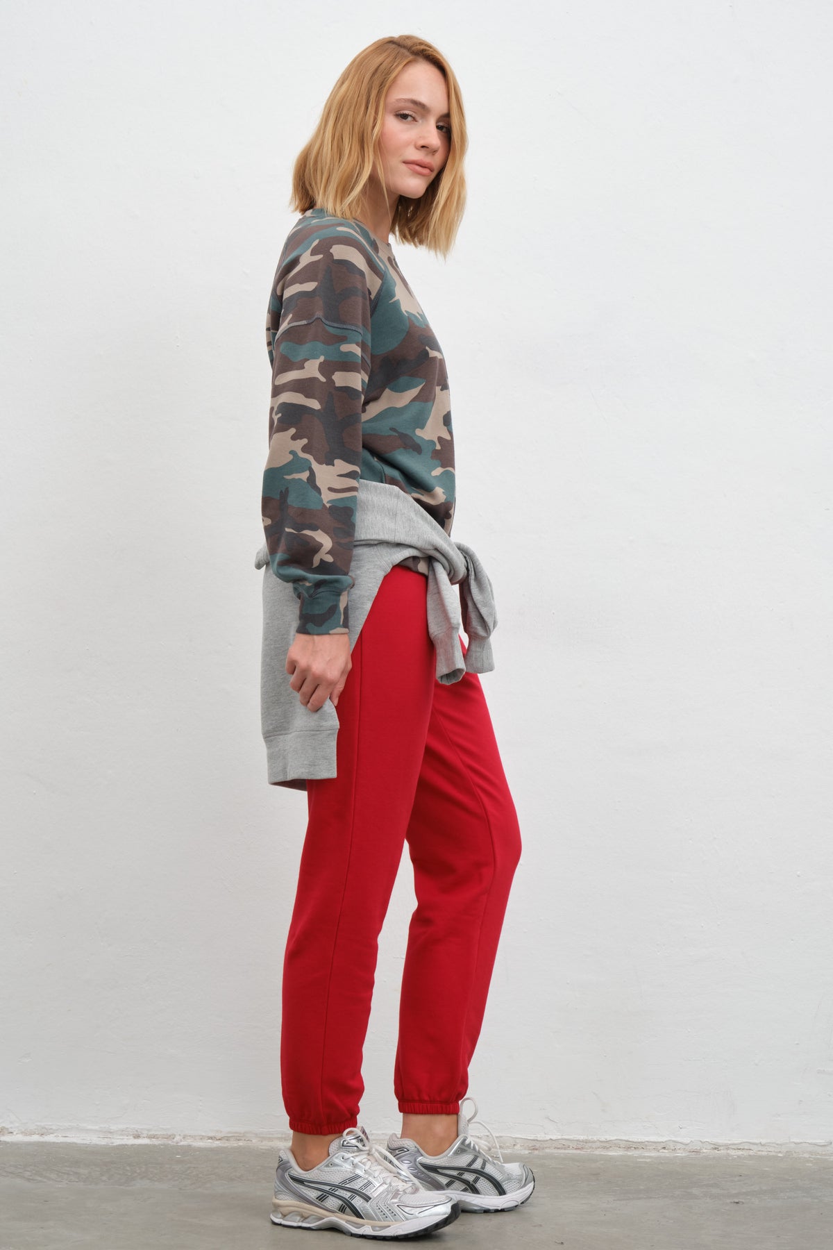 SuperSoft Modal Fleece Reglan Kollu Sweatshirt