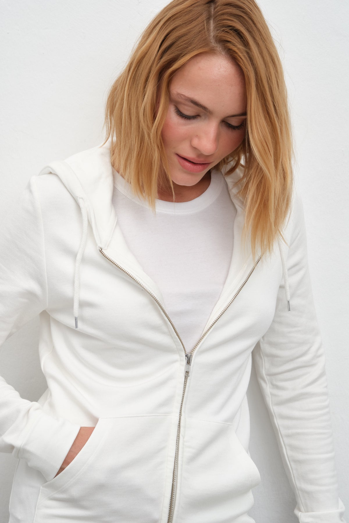 SuperSoft Modal Fleece Fermuarlı Unisex Hoodie
