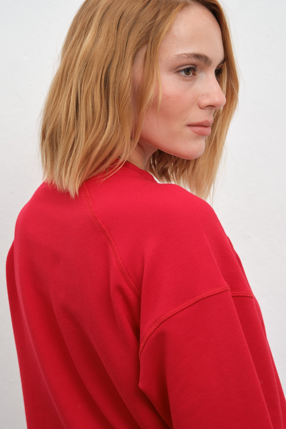 SuperSoft Modal Fleece Reglan Kollu Sweatshirt