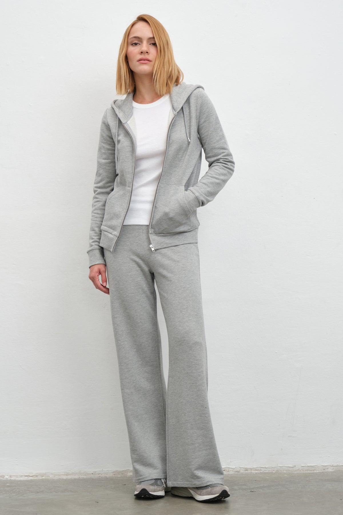 SuperSoft Modal Fleece Fermuarlı Unisex Hoodie