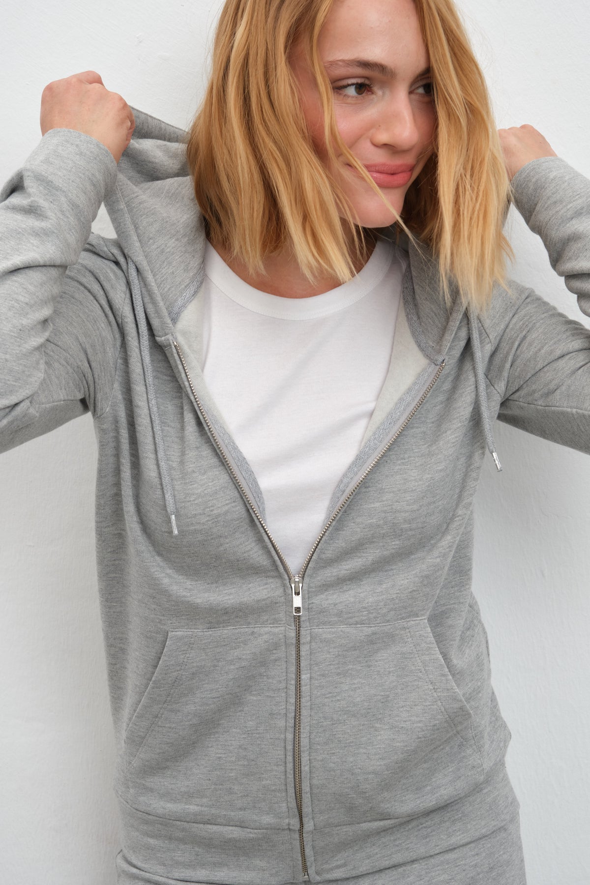 SuperSoft Modal Fleece Fermuarlı Unisex Hoodie