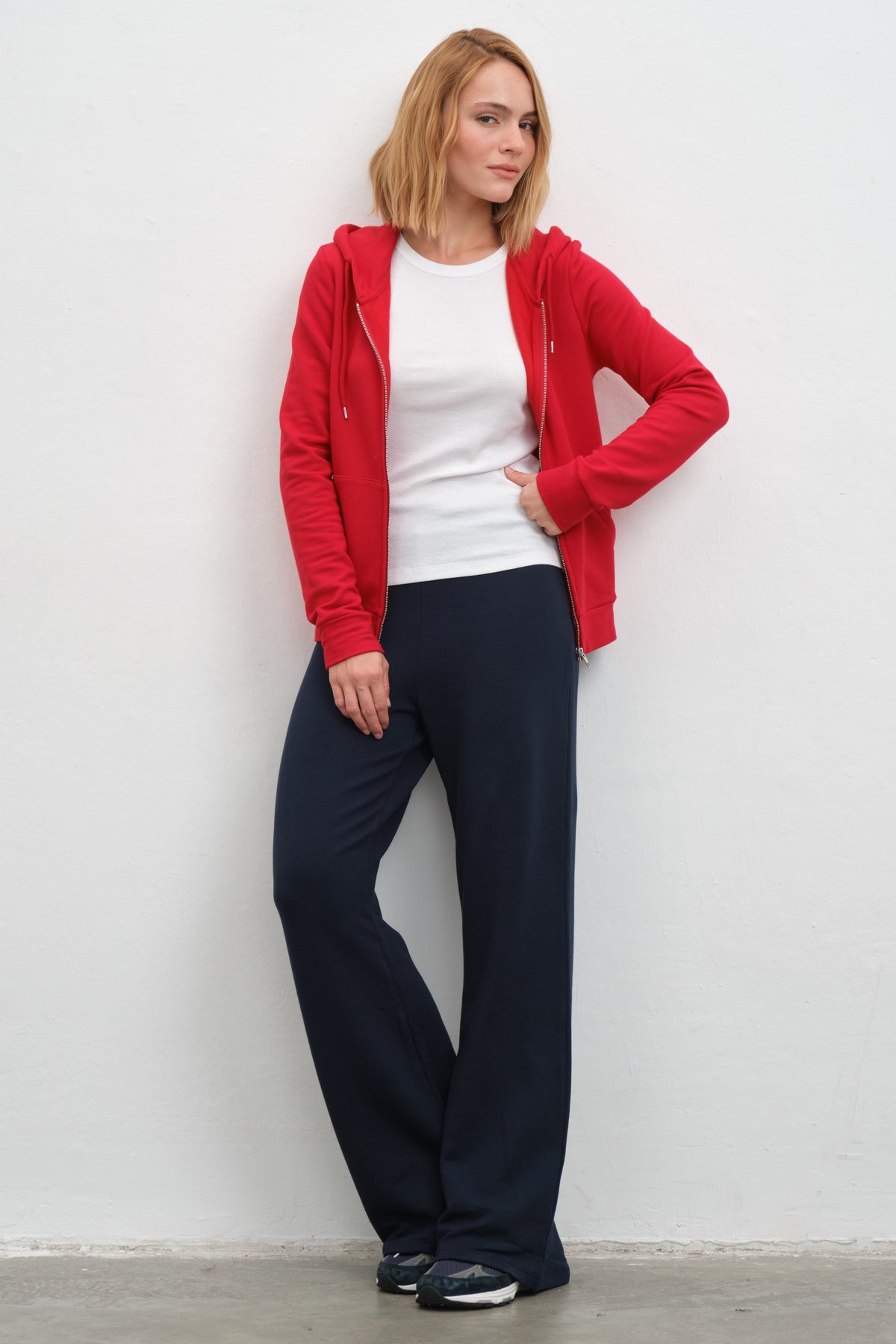 SuperSoft Modal Fleece Fermuarlı Unisex Hoodie