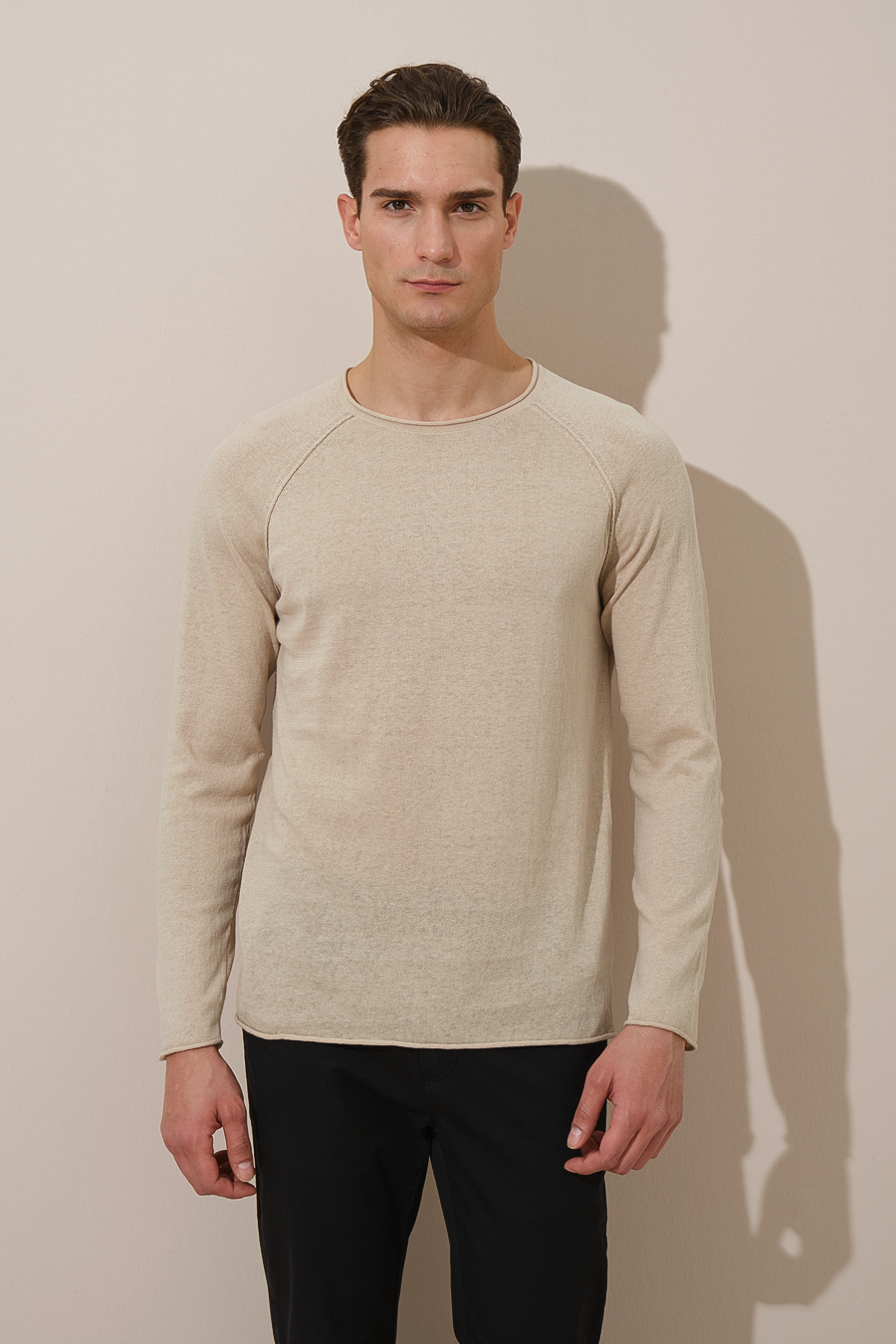 Reglan Kollu Cotton Linen Lightweight Unisex Triko