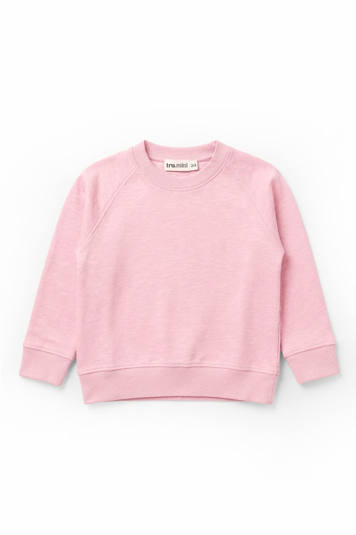 Flamlı Cotton Reglan Kollu Çocuk Sweatshirt