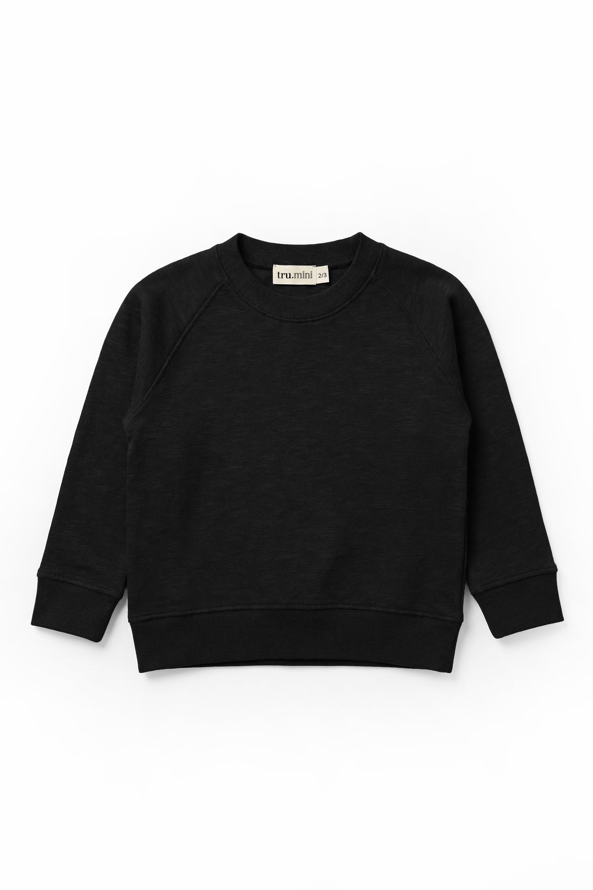 Flamlı Cotton Reglan Kollu Çocuk Sweatshirt