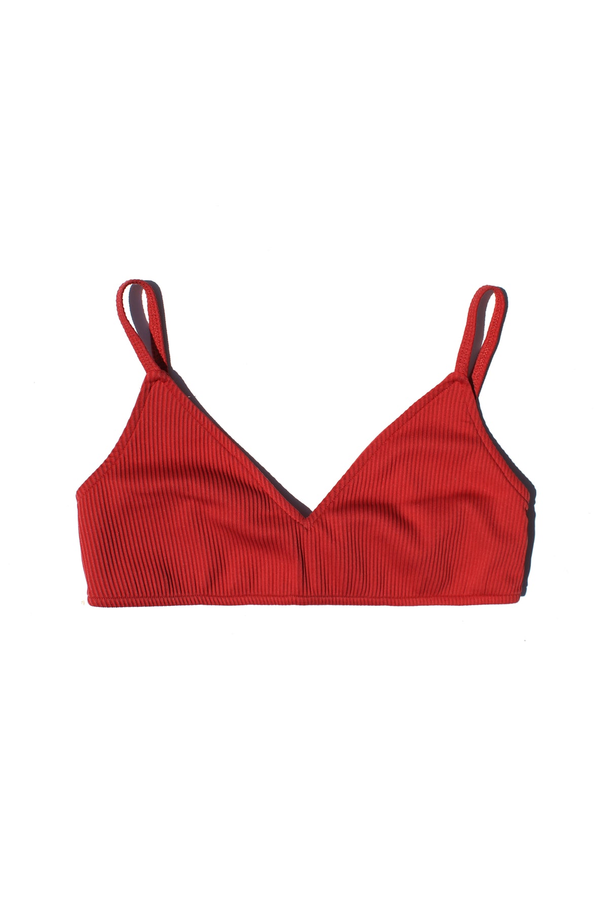 Signature V Kesim Bralette Bikini Top