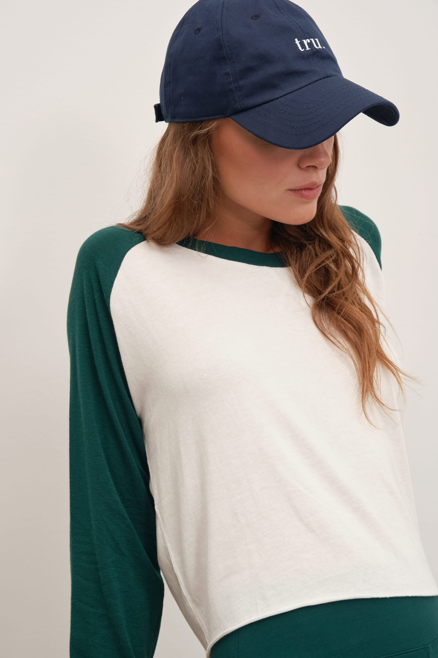 Super-Lightweight Cropped Baseball Sweatshirt