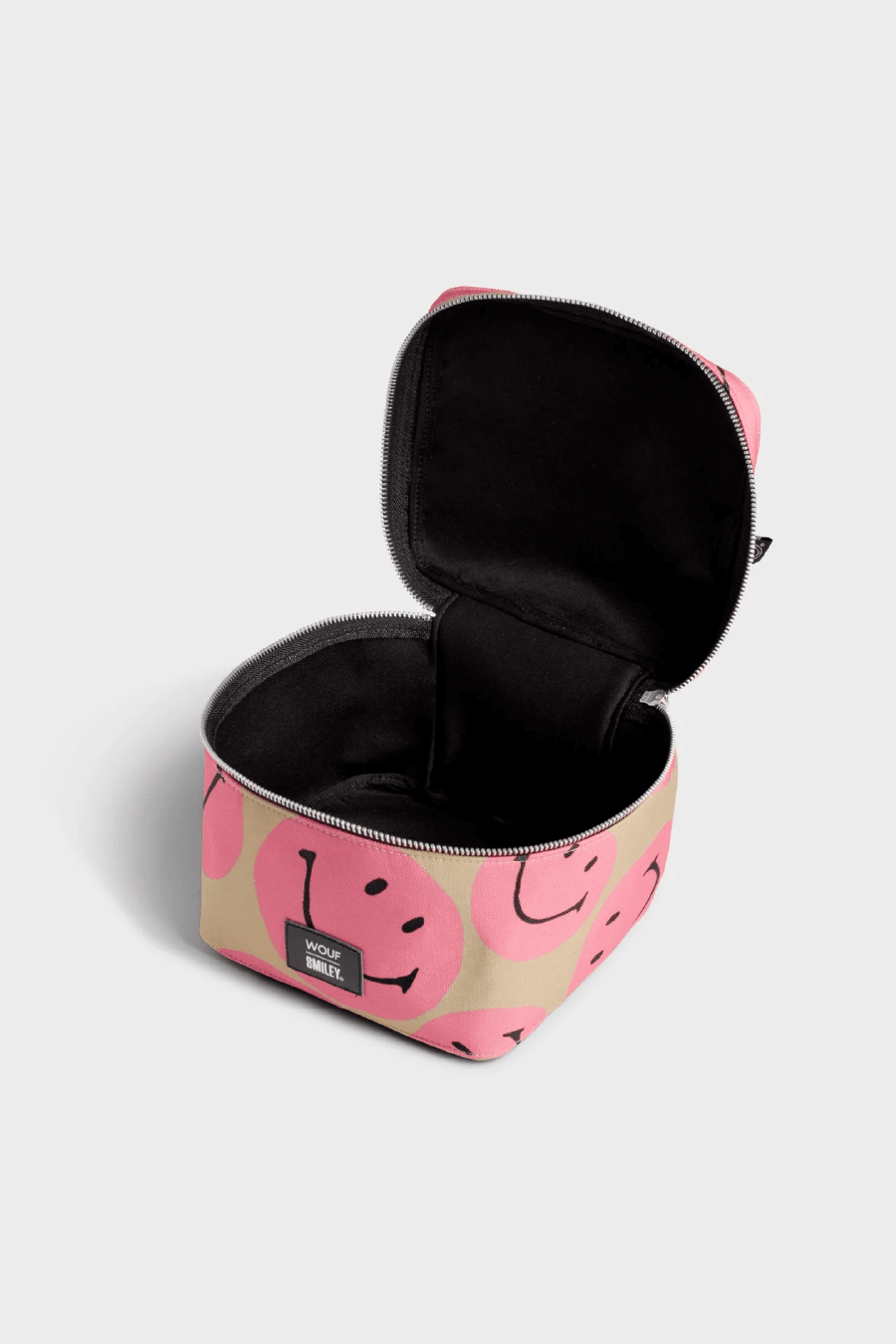Smiley Pink Vanity Bag-XL Makyaj Çantası