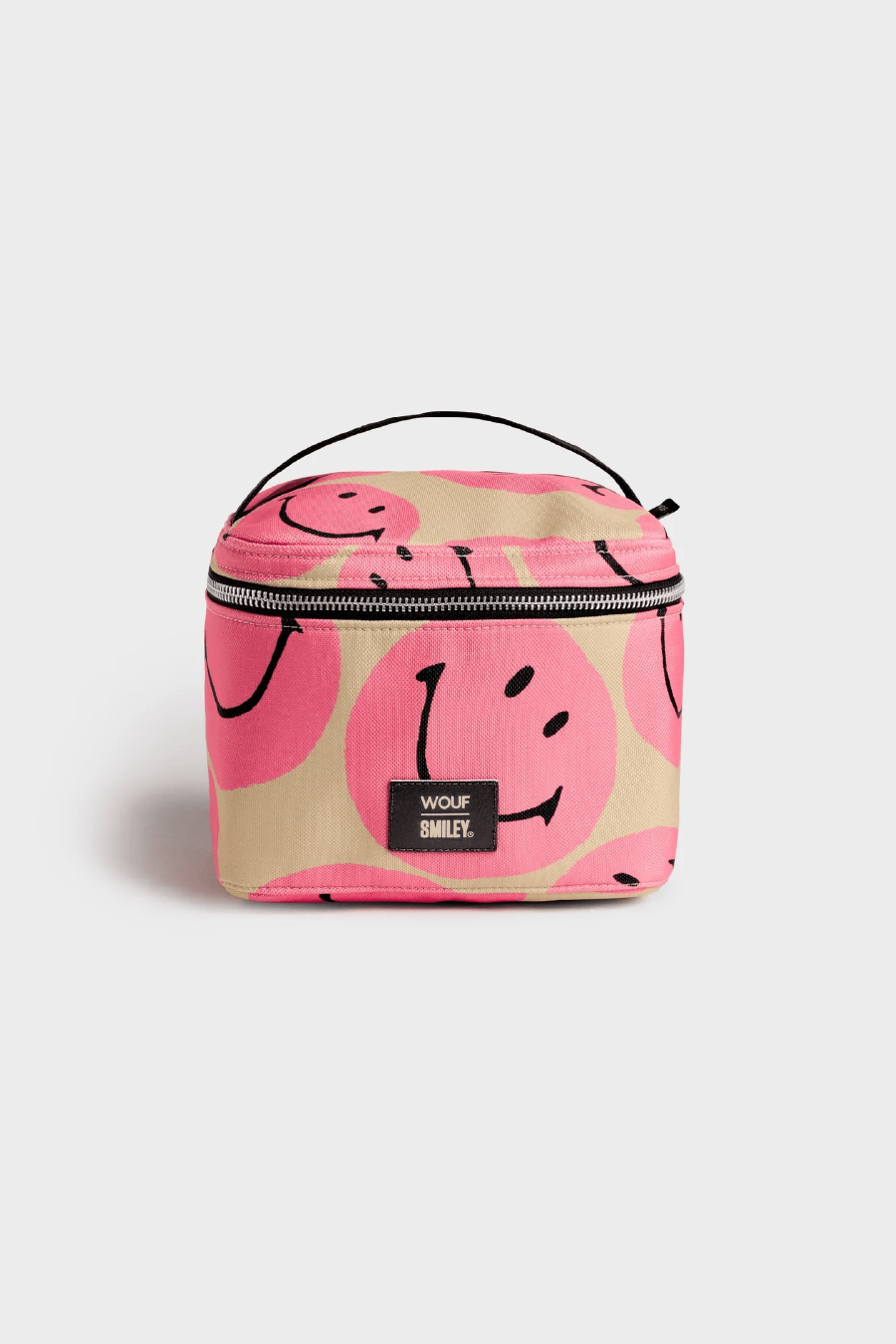 Smiley Pink Vanity Bag-XL Makyaj Çantası