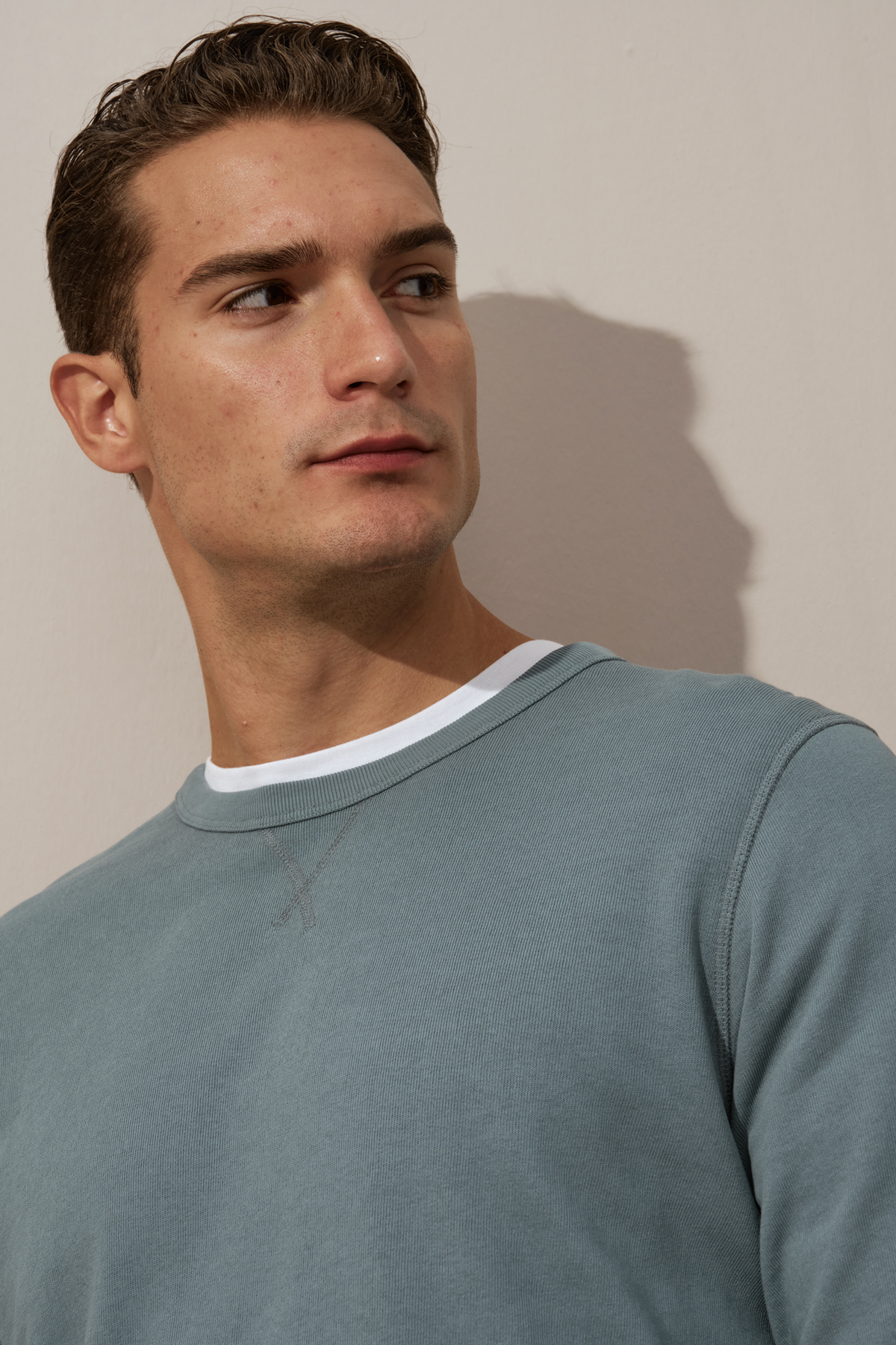 Garment-Dyed Lightweight Cotton Sweatshirt
