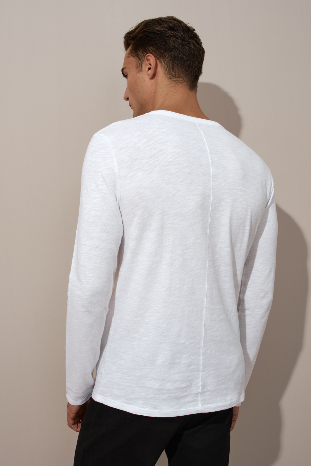 Flamlı Cotton Uzun Kollu Unisex T-shirt