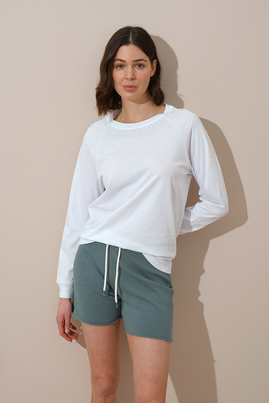 Garment-Dyed Lightweight Cotton Shorts