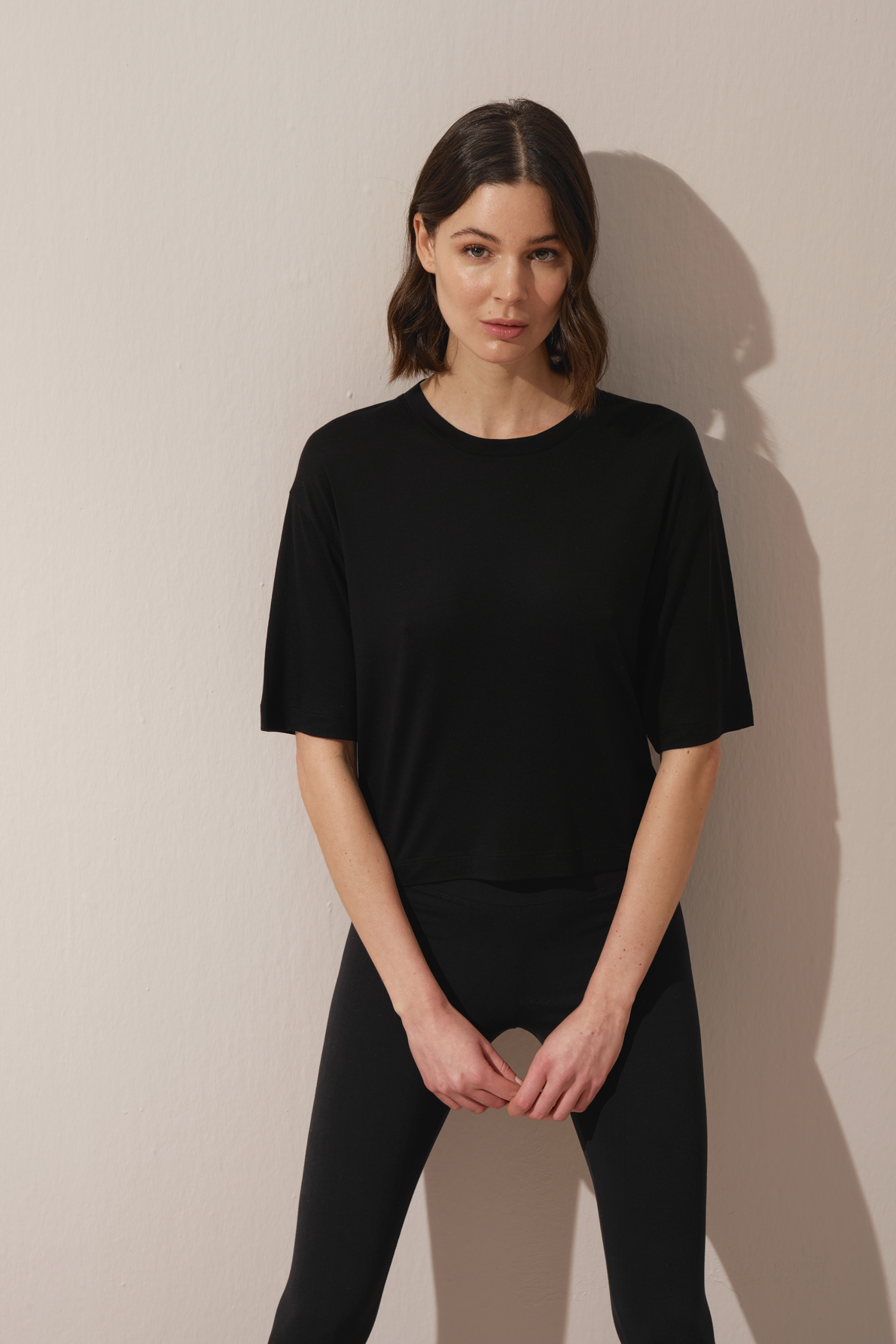 Featherweight Cropped Lyocell T-shirt (Tencel™)